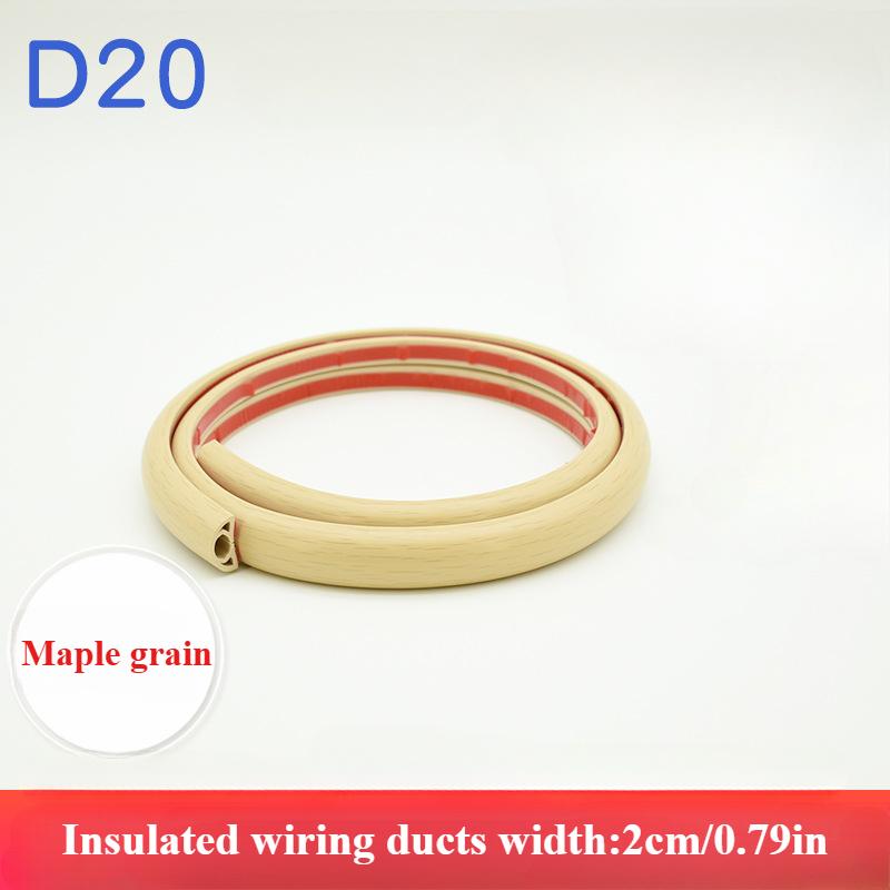 1pc 1m/3m Floor Cable Protector PVC Flex Cable Protector Self-adhesive Power Cable Protector Wire Duct Floor Cable Cover