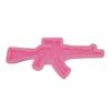 Embossed 3D Gun Shape Silicone Biscuit Chocolate Mold Pistol Toy Pastry Epoxy Resin Mold Kitchen for Cake DIY Baking Accessories