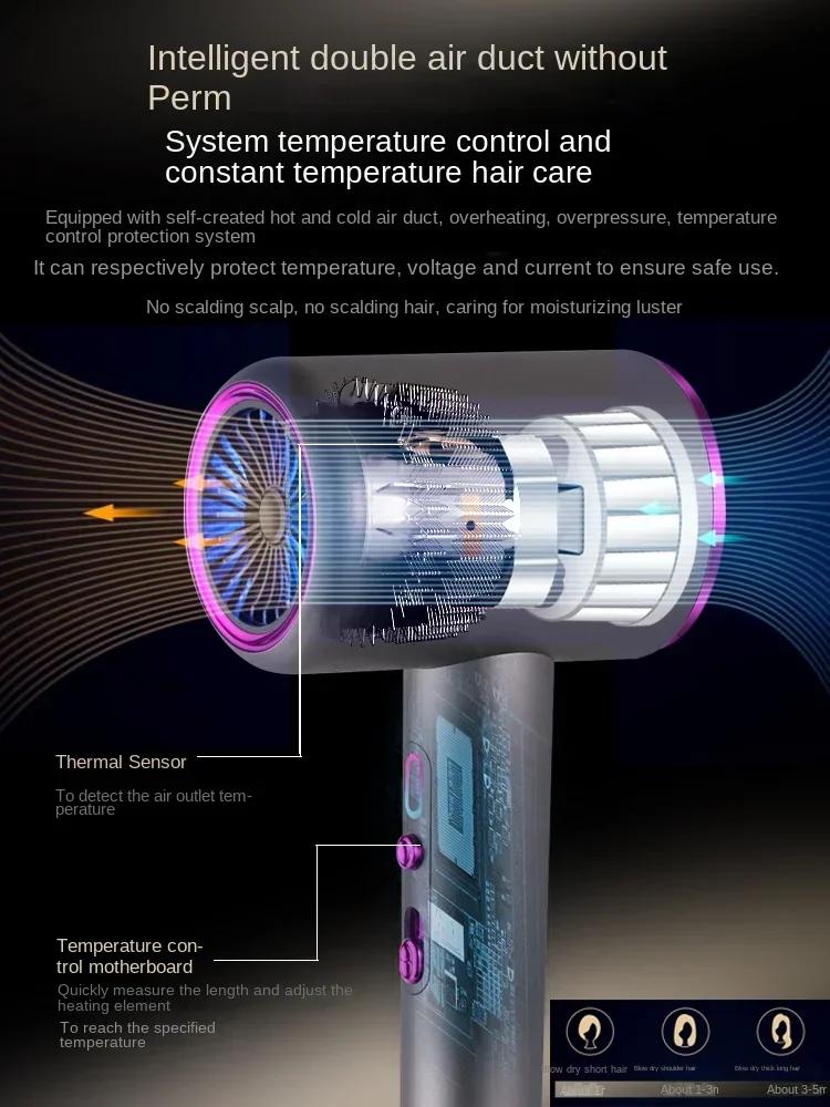 220V hair salon dryer Household high-power hair salon negative ion hair care cold and hot air dryer
