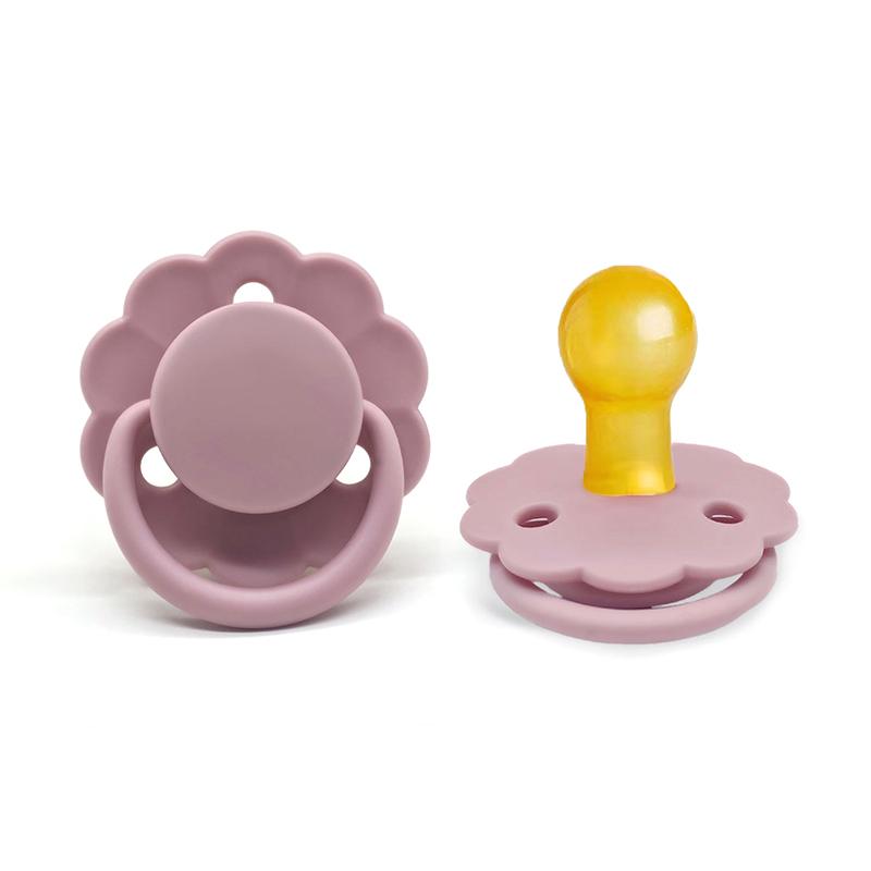 1Pc Imitation Breast Milk Round Head Pacifier Natural Rubber Environmentally Tasteless Baby Pacifier For 0-36 Months Babies