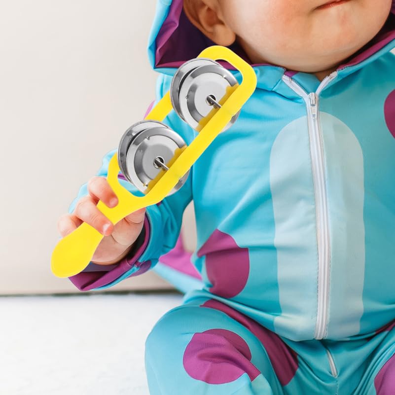 STOBOK Sleigh Bells, 12-Piece Hand Bell Set for Kids, Perfect for Parties, Performances, Daycare, Music Classes, Events, and as a Gift