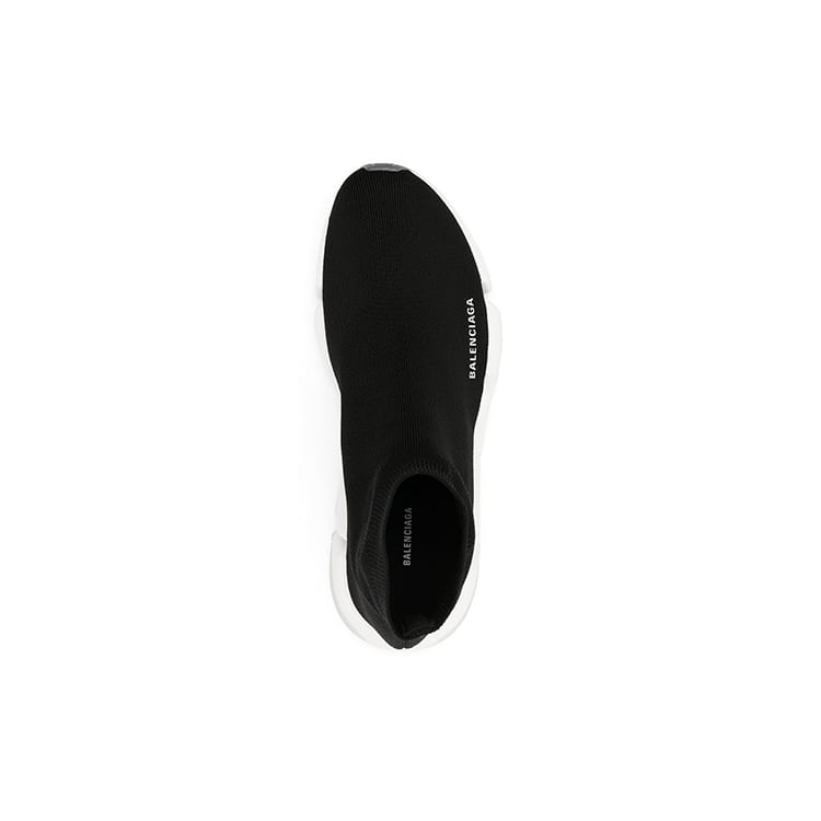 Balenciaga Speed 2.0 Stoff High-Top Freizeitschuhe Herren Schwarz 654020W2DI21091