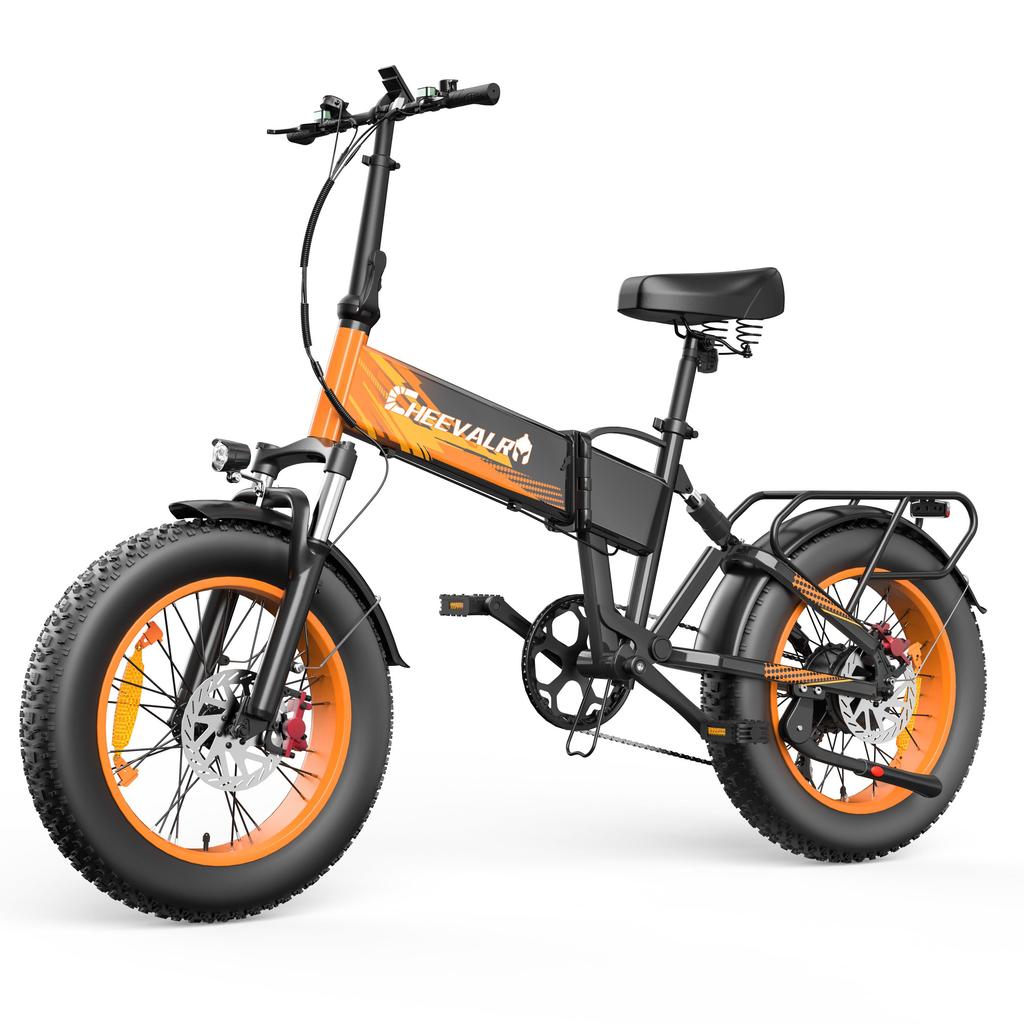 Cheevalry CF1000-1 All-Terrain Electric Bicycle 1000W Motor 48V20Ah Battery 20 Inch Fat Tires 150KG Load Outdoor Riding E-Mountain Bike