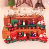 Christmas Decoration Christmas Train with Snowman Train Decor for Christmas Party Christmas Train Ornament Toys for Kids Gift Home Decoration