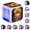 Squid Led Game Alarm Clock Multifunction 7 Color Change Digital Luminous Gift