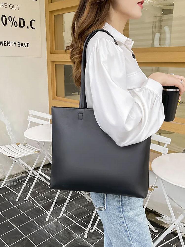 Fashi Tote Bag Women's Large Capacity Simple Women Handbags Commuter Casual all-in-e Shoulder Bag Bolso Bandolera Mujer 2026