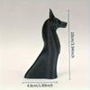 Egyptian God Anubis Statue, 3D Printed Ancient Egyptian Mysterious Guardian God Sculpture, Pet Enthusiast Dog Decoration Statue