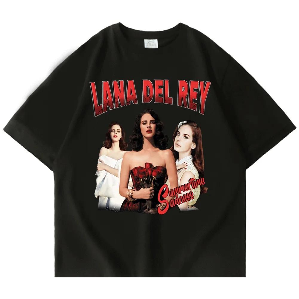 Unisex New Lana Del Rey Ldr Graphic Print T Shirt Fashion Streetwear Short Sleeve Casual Crew Neck Plus Size T Shirt Women 62477