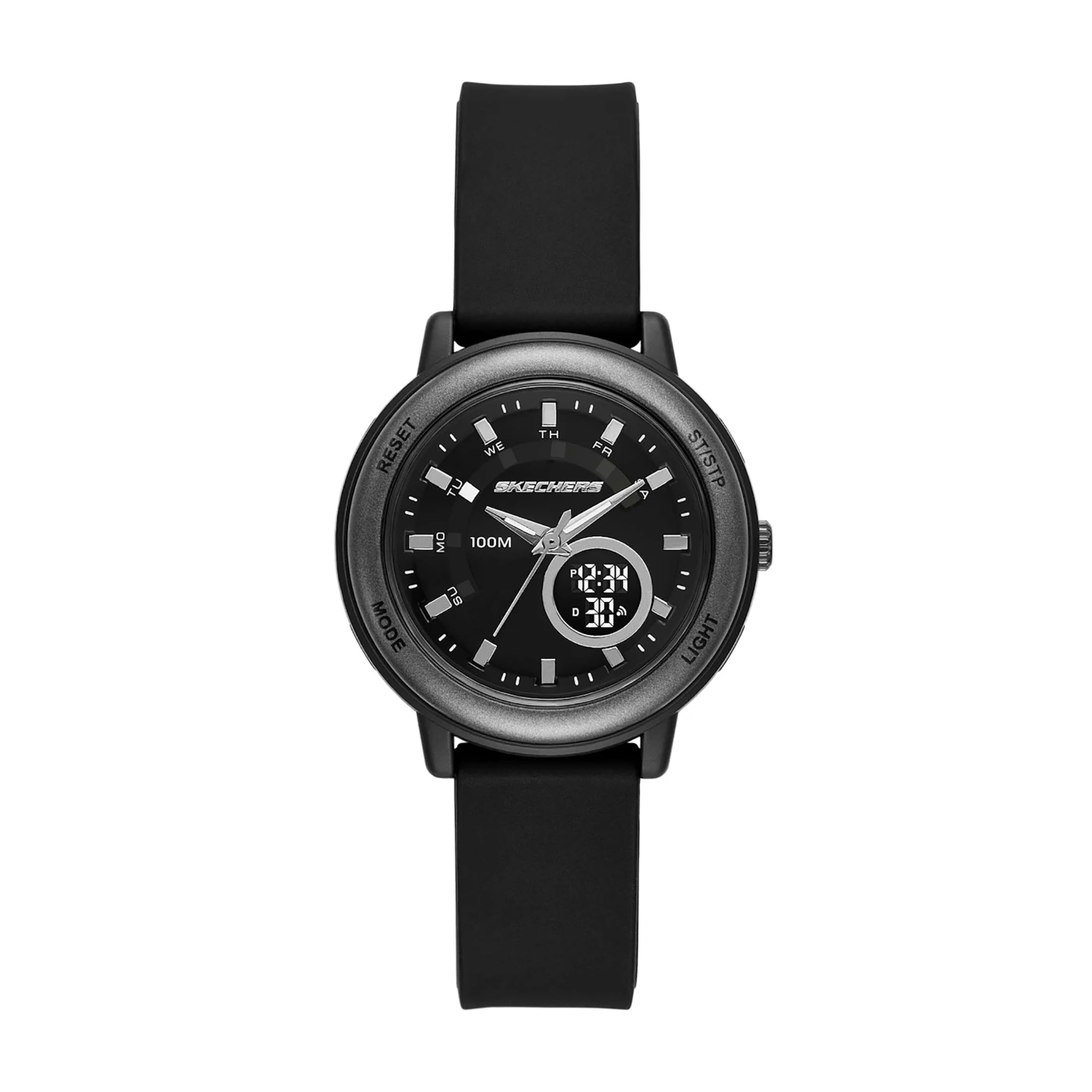 Skechers SALERNO SR6328 Black Women s Watch, чёрный