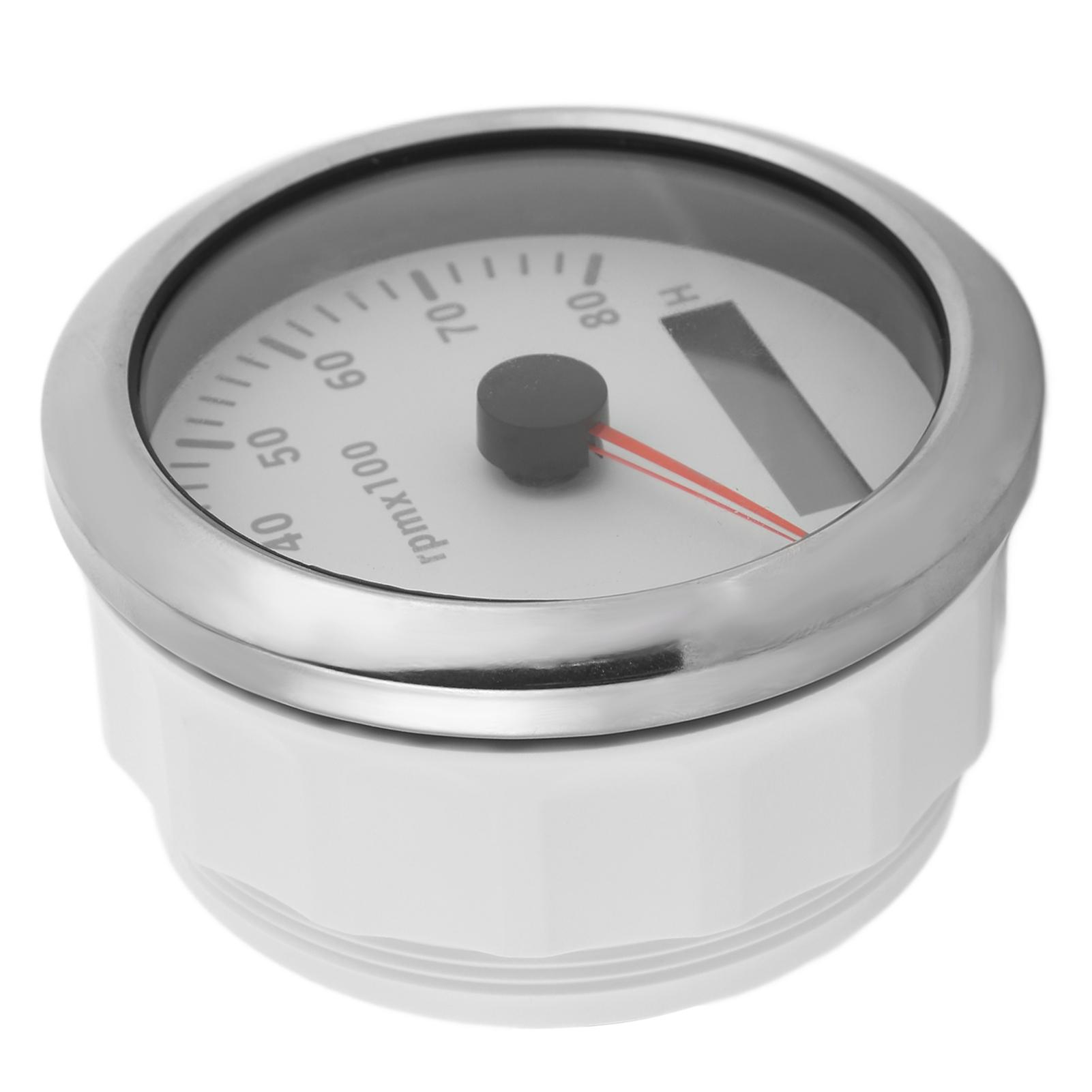 

Тахометр 85 мм, 0–8000 об/мин, 7 цветов, подсветка, IP67, водонепроницаемый тип указателя для лодки, морского автофургона, 9–32 В белый