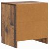 Nightstand Reclaimed Wood Look 43 X 34.5 X 47 Cm Engineered Wood