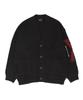 Beentrill Lettering Art Übergroßer Cardigan (Schwarz)