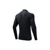 Anta Comprehensive Training Series Letter Pullover Long Sleeve Polo Shirt Men Polo Shirts Basic-Black 152347409-3