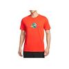 Nike Round Neck Fashion Versatile Short Sleeve Breathable T-Shirt Men Tops Orange HJ3465-633