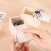 Halloween Spider Scared Wooden Box Prank Toy Funny Spoof Trick Spider Box Toy Halloween Scary Spider Jumps Out Great Party Gag Gift