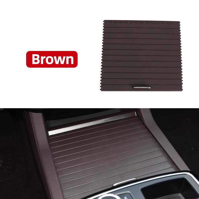New Car Center Console Shutters Cup Holder Slide Roller Blind Cover For Mercedes Benz Ml/Gl/Gle/Gls Class W166 W292 2012-2018