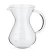 400ml Glass Hand Drip Coffee Maker Filter Pot with Scale Office Home