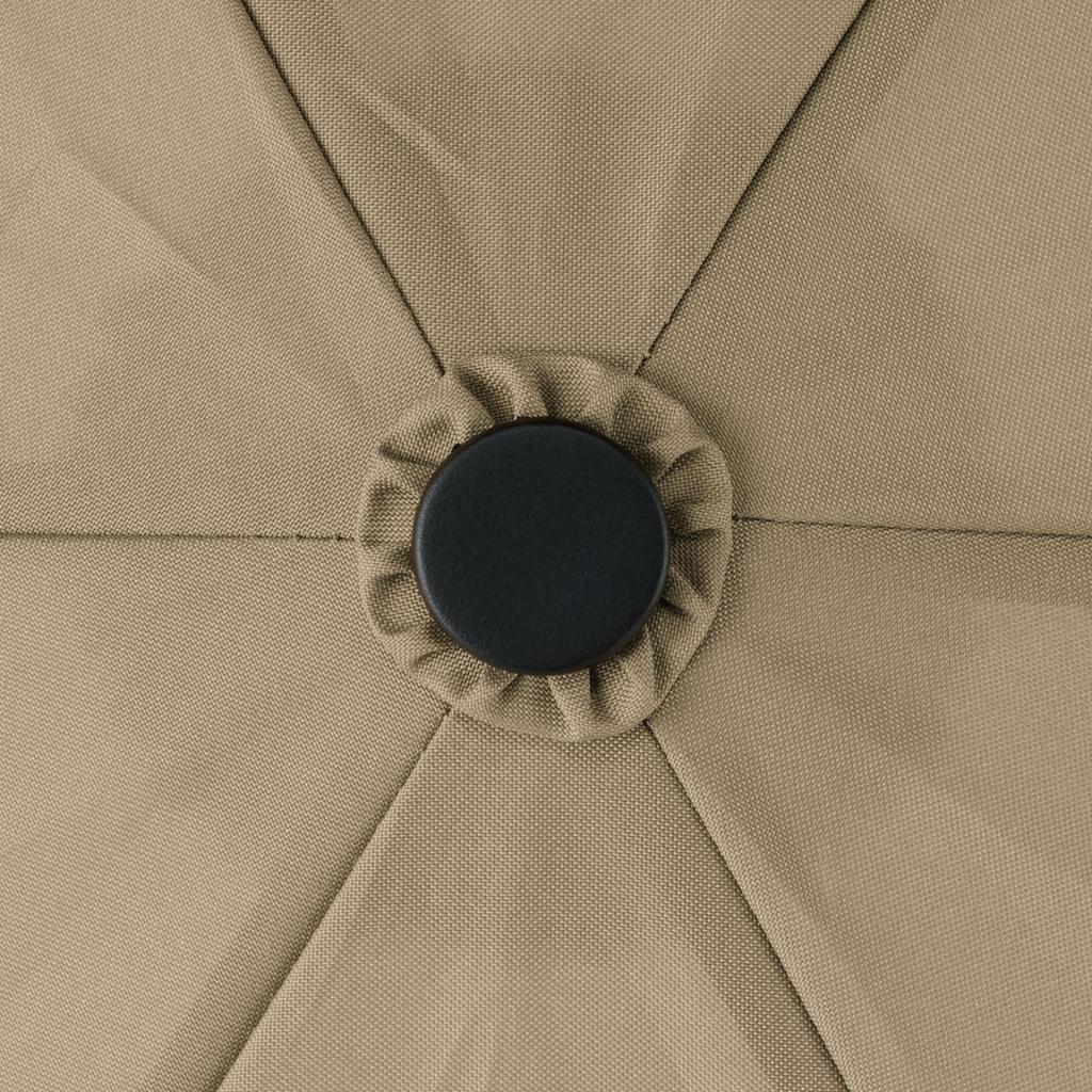 MUJI Folding Umbrella for Sun and Unisex Dark 60cm Rib Length Rain, Adult, DEA53A5A, Beige,