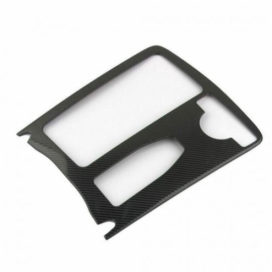 For Benz E-Class Cover Trim Console Shift Water Cup Steel Carbon Fiber 2010-2013