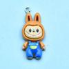 Colorful Cartoon Resin Rabbit Pendant for DIY Jewelry