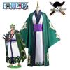 Roronoa One Piece Zoro Wano Land Morgenkåper Kimono Cosplay for menn og kvinner