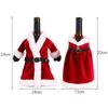 Christmas Wine Bottle Covers Decoration Santa Champagne Red Wine Decoration Cover Xmas Christmas Party Table Decor Supplies Gift