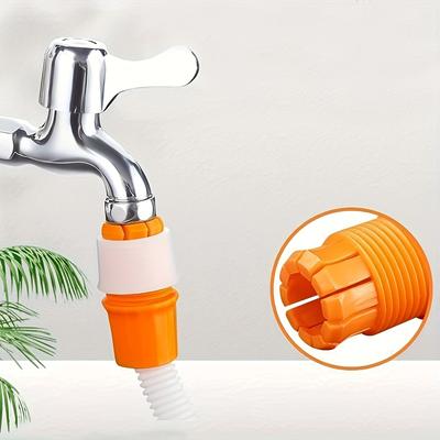 5 Pcs Universal Faucet Hose Connector Leak-proof Threaded Design Adapter Hose Water Tap for Garden Irrigation Faucet Interface