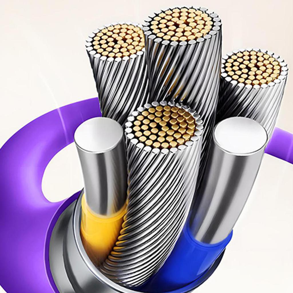 4-in-1 USB Charging Cable, 240W Maximum Fast Charging Cable, Seven-color Breathing Light Fast Charging Cable, Type-C Charging Cable