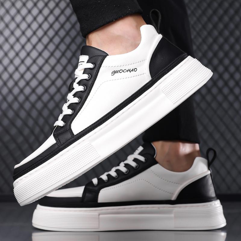 2026 Men's Casual  Fashion Outdoor Shoes Leather Thin Strap Design Round Toe Soft  Lightweight Walking Shoes Flat Designer Shoes