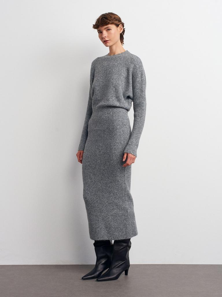 Платье женское Dilvin 90260 серое