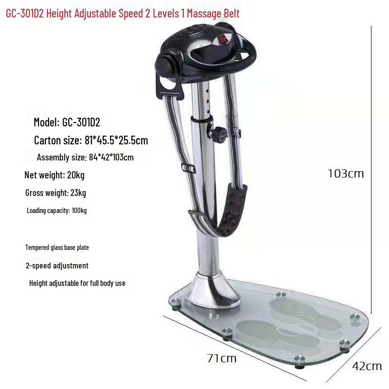 Beauty Body Slimming Massager: Whole Body Shaking Machine for Waist, Fat Burning, and Indoor Fitness.