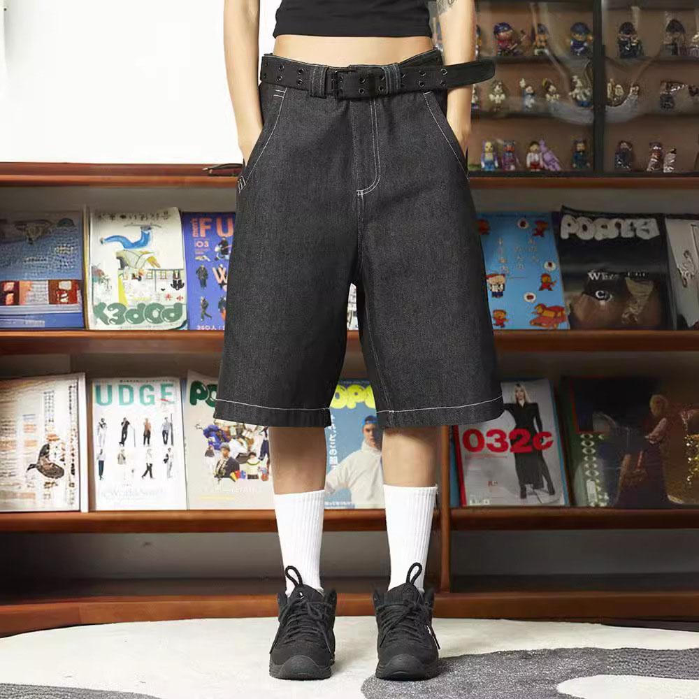 Hip Hop Móda Ležérní Muži Džínové šortky Kalhoty Pánská móda Retro styl Džíny Šortky Plus Size