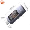 KWS USB Type-C Interface Tester DC 4-30V 12A Digital Voltmeter Ammeter Power Meter Voltage Current Meter Battery Charging Tester