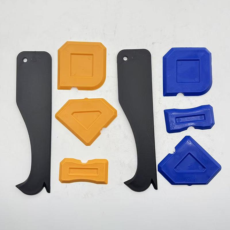 1Set Multifunction Coner Caulking Tool Silicone Scraper Glue Remover Knife Angle Beauty Crevice Spatula Tool Grout Scraper