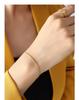 Minimalist Women's 18K Gold-Plated Titanium Snake Chain Bracelet