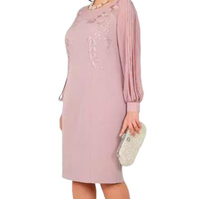 Rochie midi boemă de damă, mărime mare, slăbită, rochie de bal elegantă, în formă de A, rochie pulover cu imprimeu de culoare uni, pentru nuntă, birou, petrecere, viața de zi cu zi
