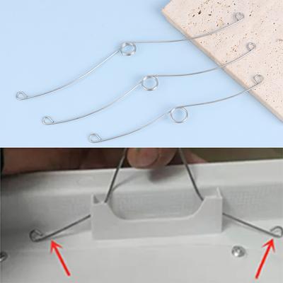 2Pcs Exhaust Fan Springs Clips Wire Forming 15.5/19/21Cm Springs Clips