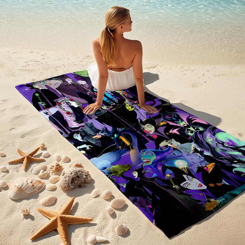 Maleficents Enigmatic Majesty Towel Large Quick-Drying Microfiber soft S-Square Pants-s Beach Towel for Travel Fitness Bathing Camping. 0730s161