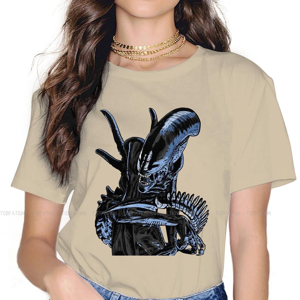 Alien Thriller Movie Tshirt For Unisex Girl 4xl Xenomorph Soft Summer Tee T Shirt High Quality Loose