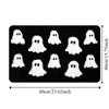 Spooky Ghosts Halloween Door Mat Non Slip Flannel Pumpkin Doormat 40*60CM Home Decor Outdoor Carpet