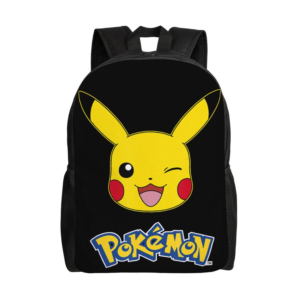 Pokemon Backpacks Squirtle Splashing Water Manga Panel Daypack  Mochila High School Sturdy Shoulder Rucksack