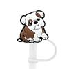 New Cartoon Dog Straw Cover 10MM Straw Cap Silicone Cute Stopper Party Decoration Anime Cup Acc V2M6