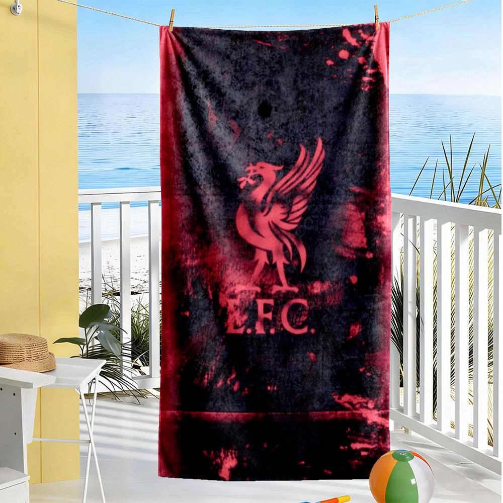 Liverpool Beach Towel High Absorbency Quick-Dry Comfortable Lightweight for Traveling Yoga Camping and Swimming