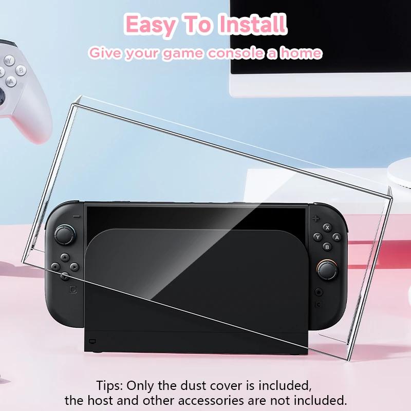 Transparent Dustproof Waterproof Case for Nintendo Switch2 Acrylic Protective Cover Drop-Proof Sleeve for NS2 Game Accessories