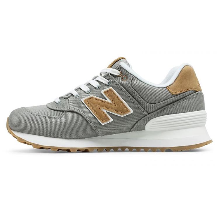 

новый New Balance 574Series 15 унций холст серый женский 35