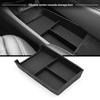 For BYD Sealion 7 2024 2025 Storage Box Car Tray Cup Box Anti-slip Pad Organizers Interior Accessories Tidying Black