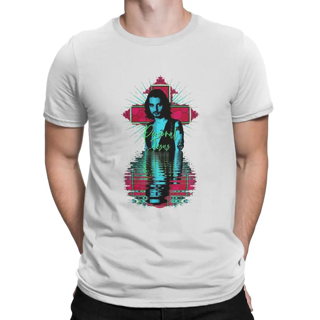 Personal Jesus Men T Shirts Musee Humorous Tee Shirt Short Sleeve Crew Neck T-Shirt Pure Cotton Summer Tops