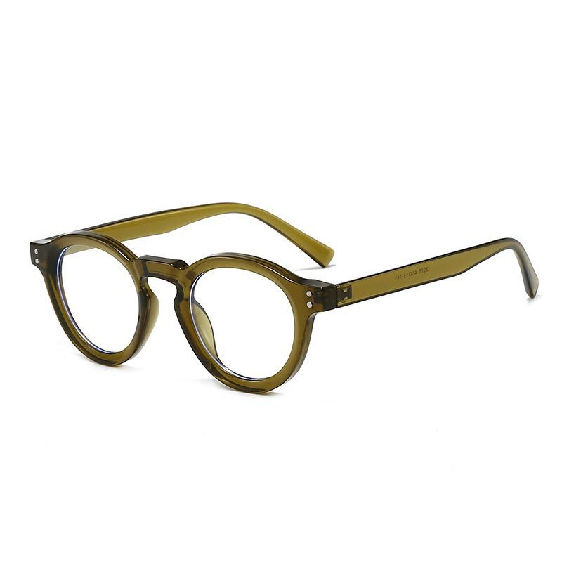 Vintage Small Frame Oval Women Eyeglasses Brand Black Round Cool Men Sunglasses Designer Circular Eyewear for Male Female