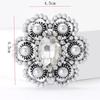 Baroque Style Brooches for Women with Rhinestones Pearls Unisex Design for Elegant or Formal Attire