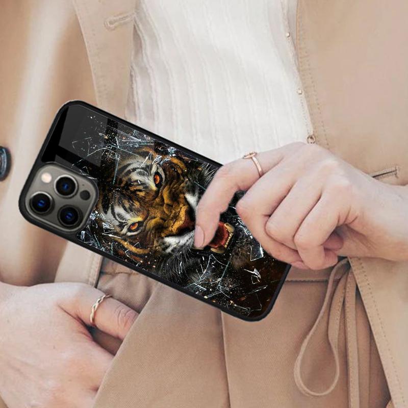 Ferocious Tiger Animal Magnetic Phone Case For APPLE iPhone 17 Air 16 14 13 12 Pro Max 15 Plus Charge With MagSafe Cover